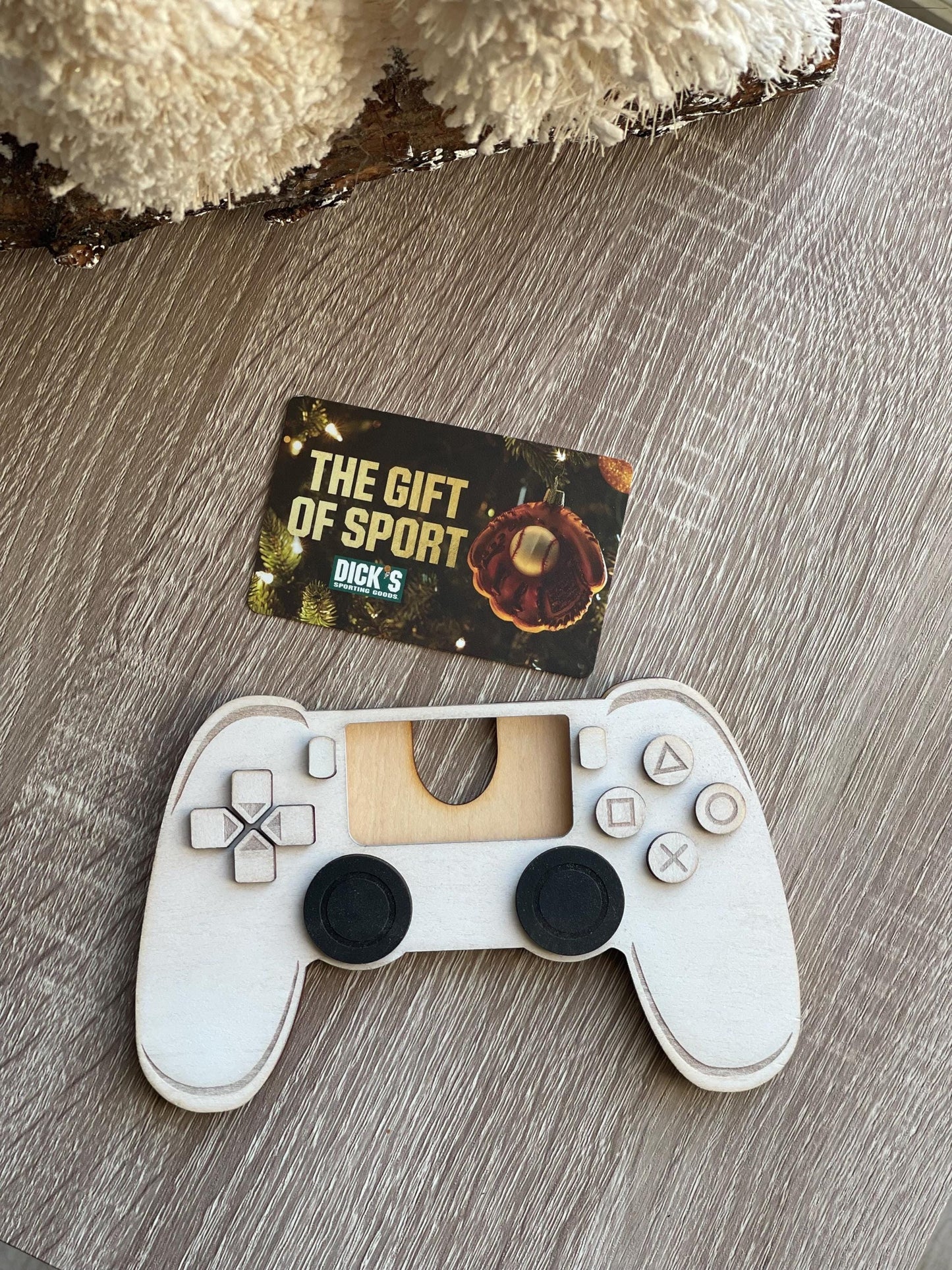 Gaming Controller Gift Card/VBuck Holder || Wood Game Controller Giftcard Holder