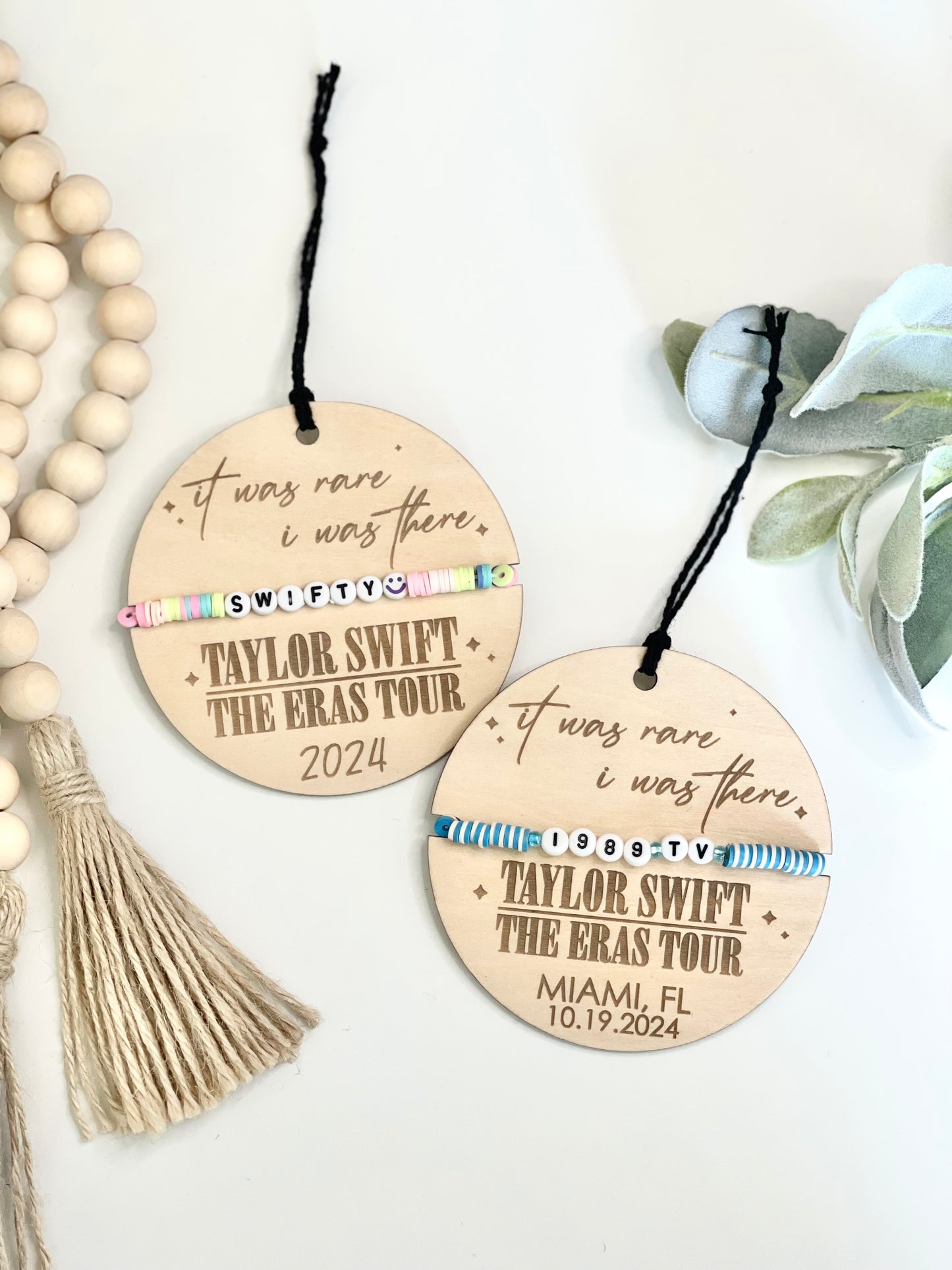 Swiftie Tour Inspired Bracelet Holder Ornament