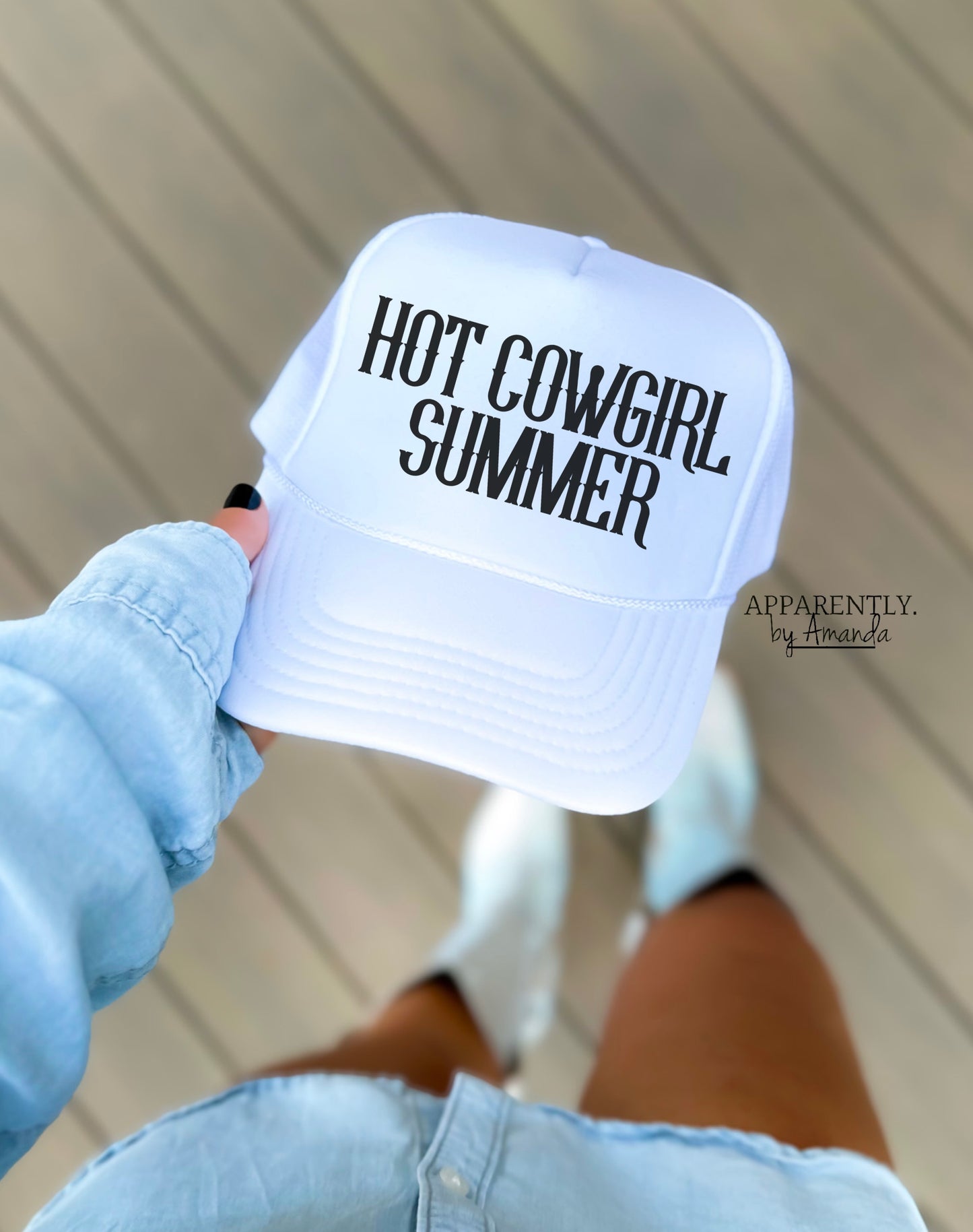 Hot Cowgirl Summer Snapback Adjustable Trucker Hat | Western Edition