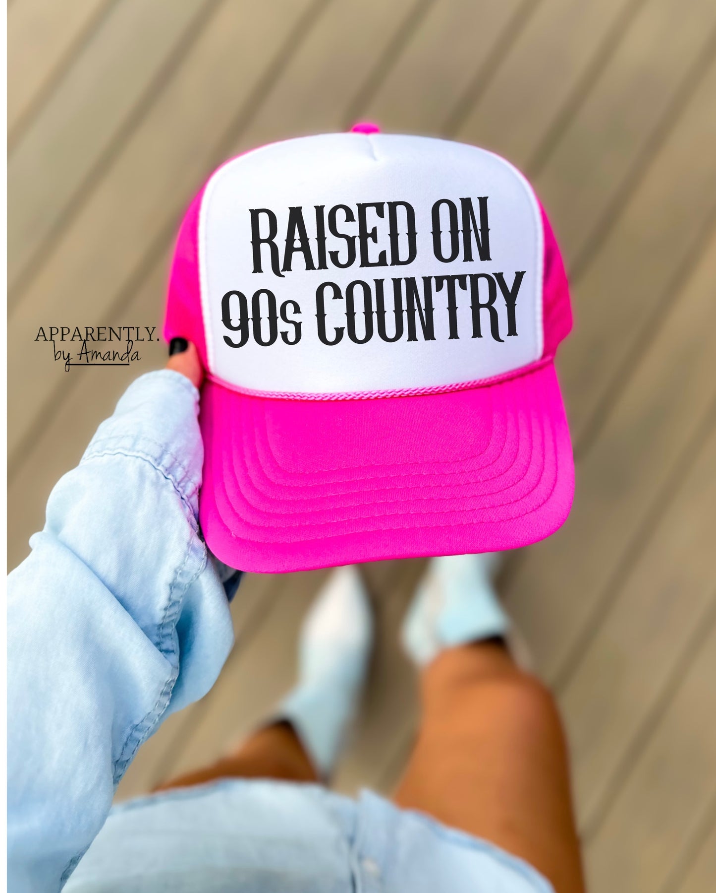 Raised on 90s Country Snapback Adjustable Trucker Hat | Western Edition