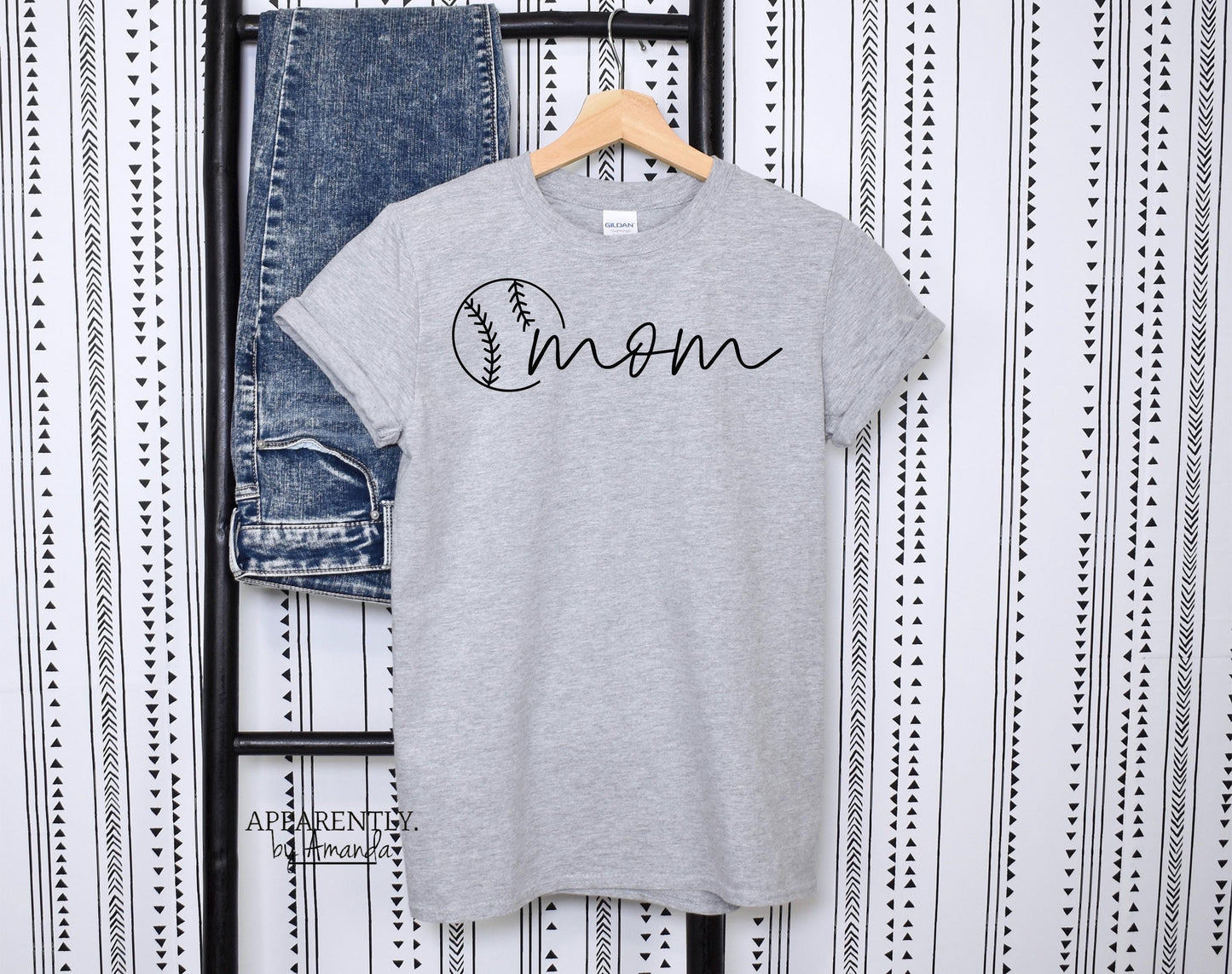 Baseball Mom Digital File for Sublimation, DTF, Vinyl, Etc. PNG/JPEG