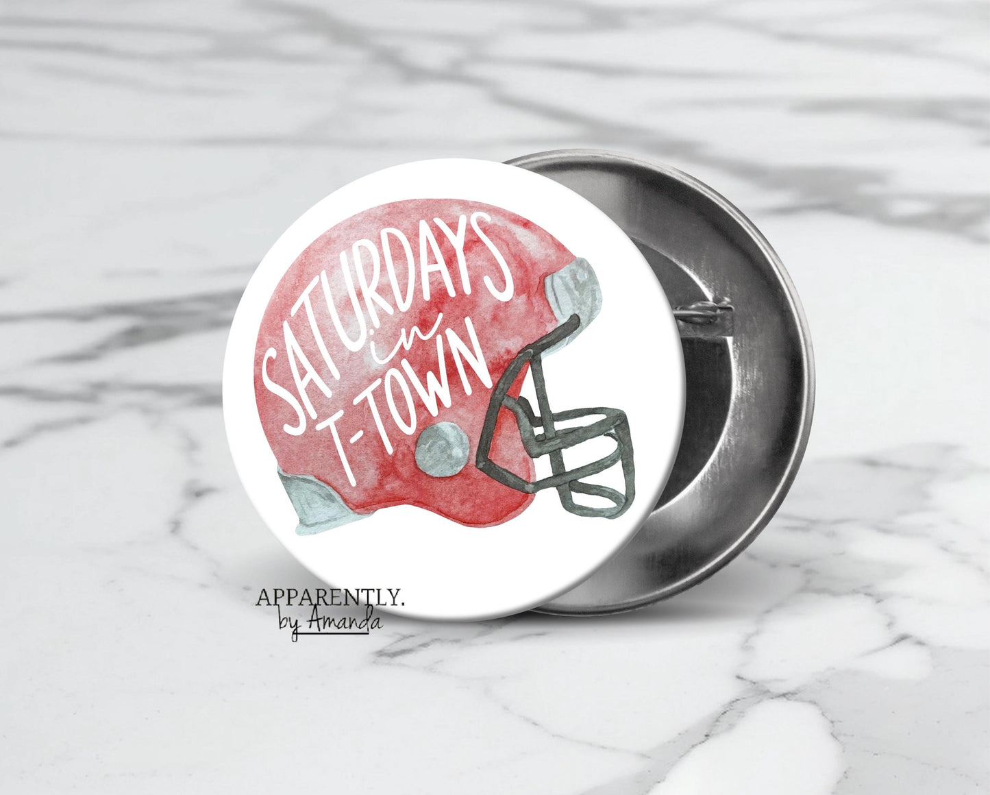 Alabama - Saturdays in T-Town Button/Pin