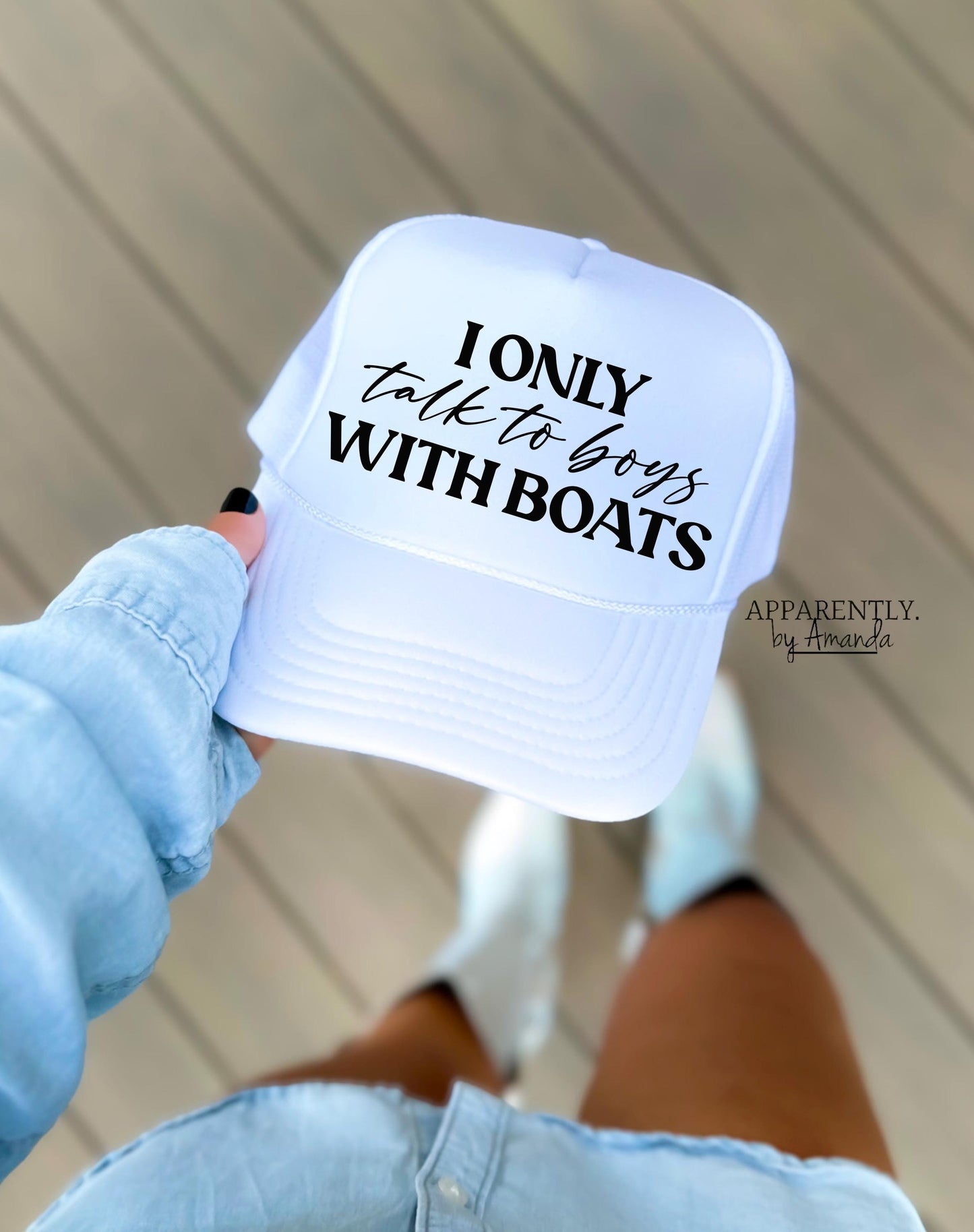 I Only Talk To Boys With BoatsDigital File for Sublimation, DTF, Vinyl, Etc. PNG/JPEG