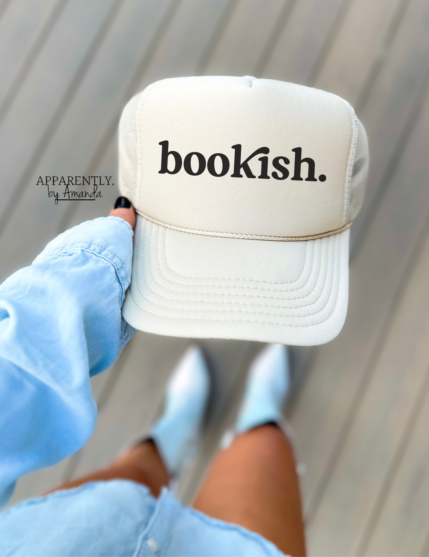 Bookish. Snapback Adjustable Trucker Hat | lowered edition