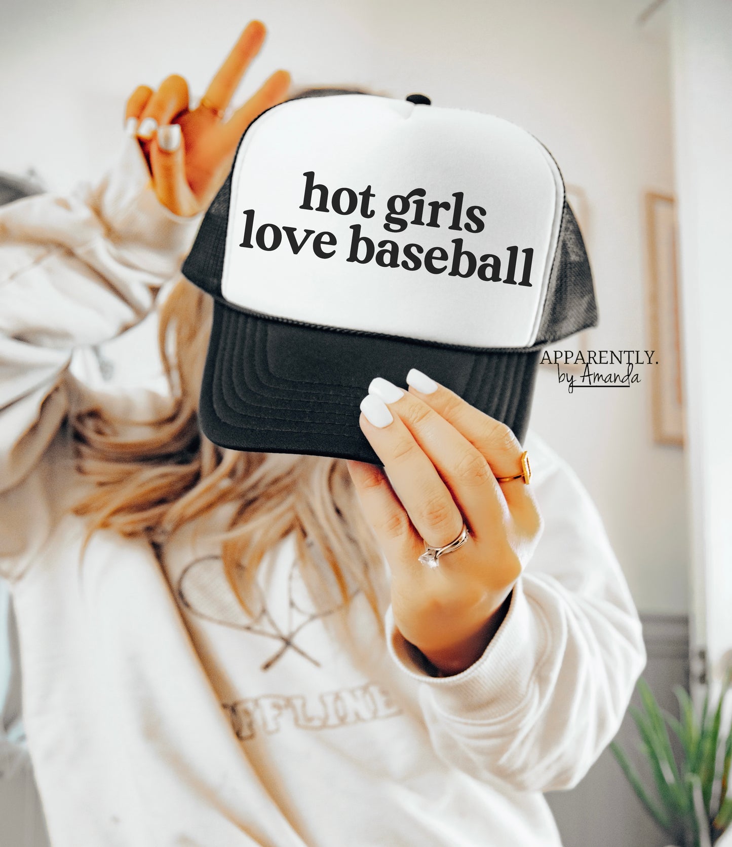 Hot Girls Love Baseball Snapback Adjustable Trucker Hat | lowered edition