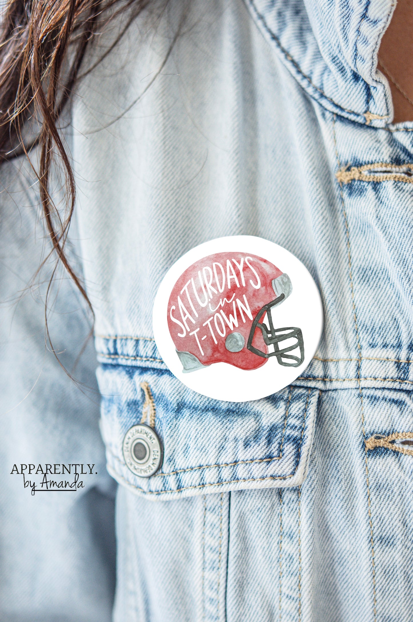 Alabama - Saturdays in T-Town Button/Pin