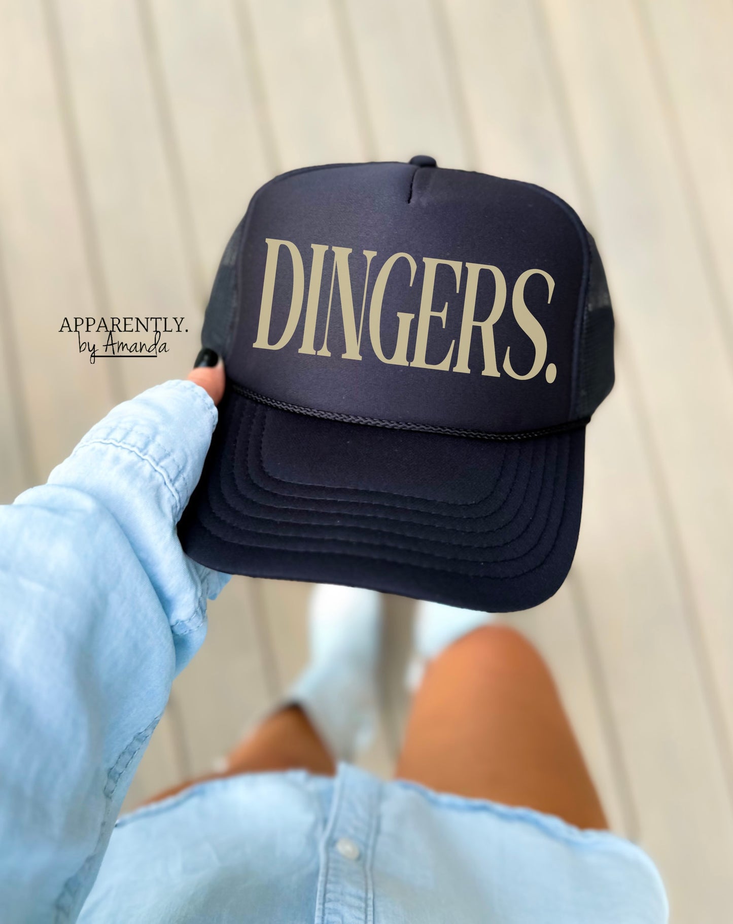 DINGERS Snapback Adjustable Trucker Hat | All Caps Edition