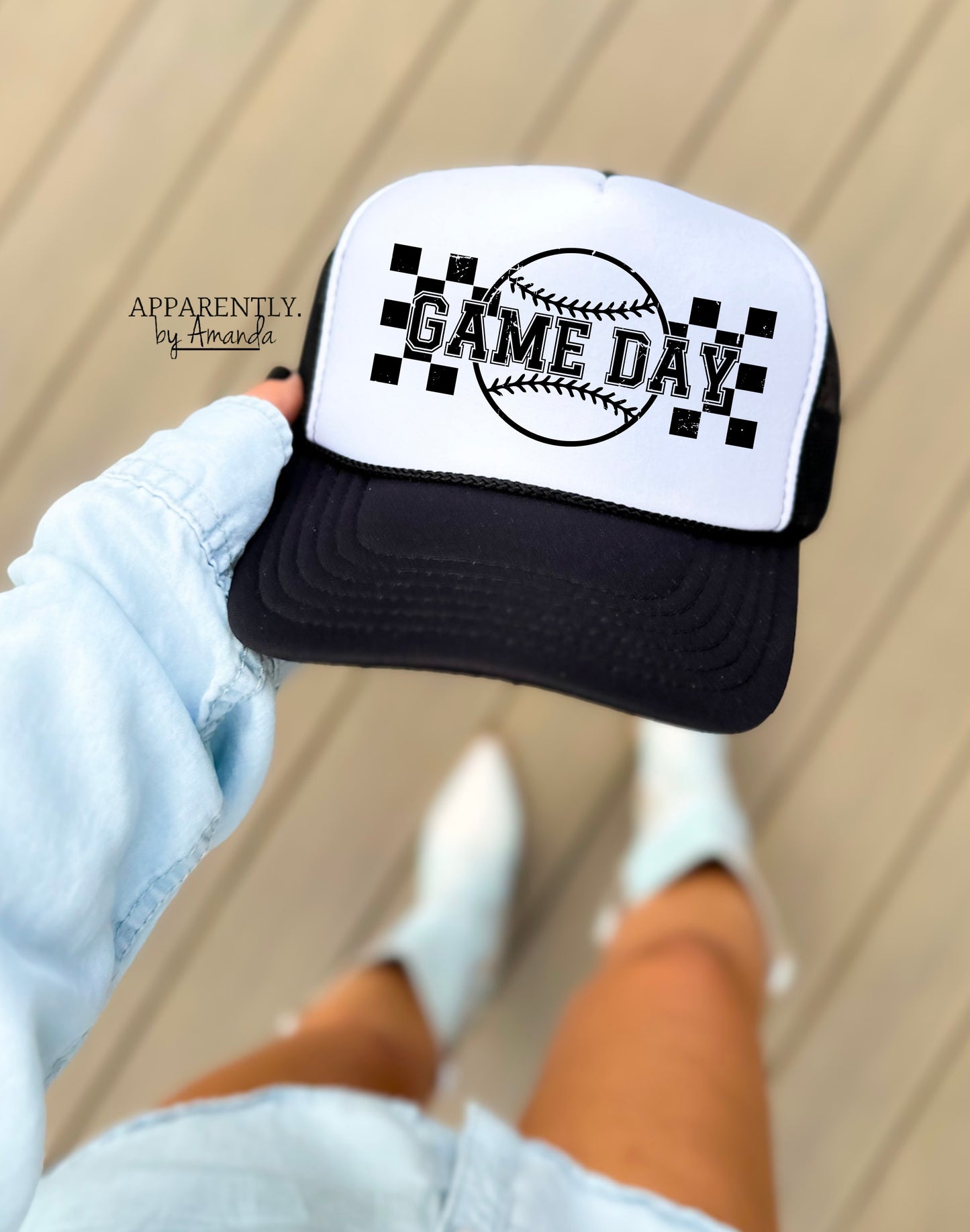 Game Day Snapback Adjustable Trucker Hat | lowered edition