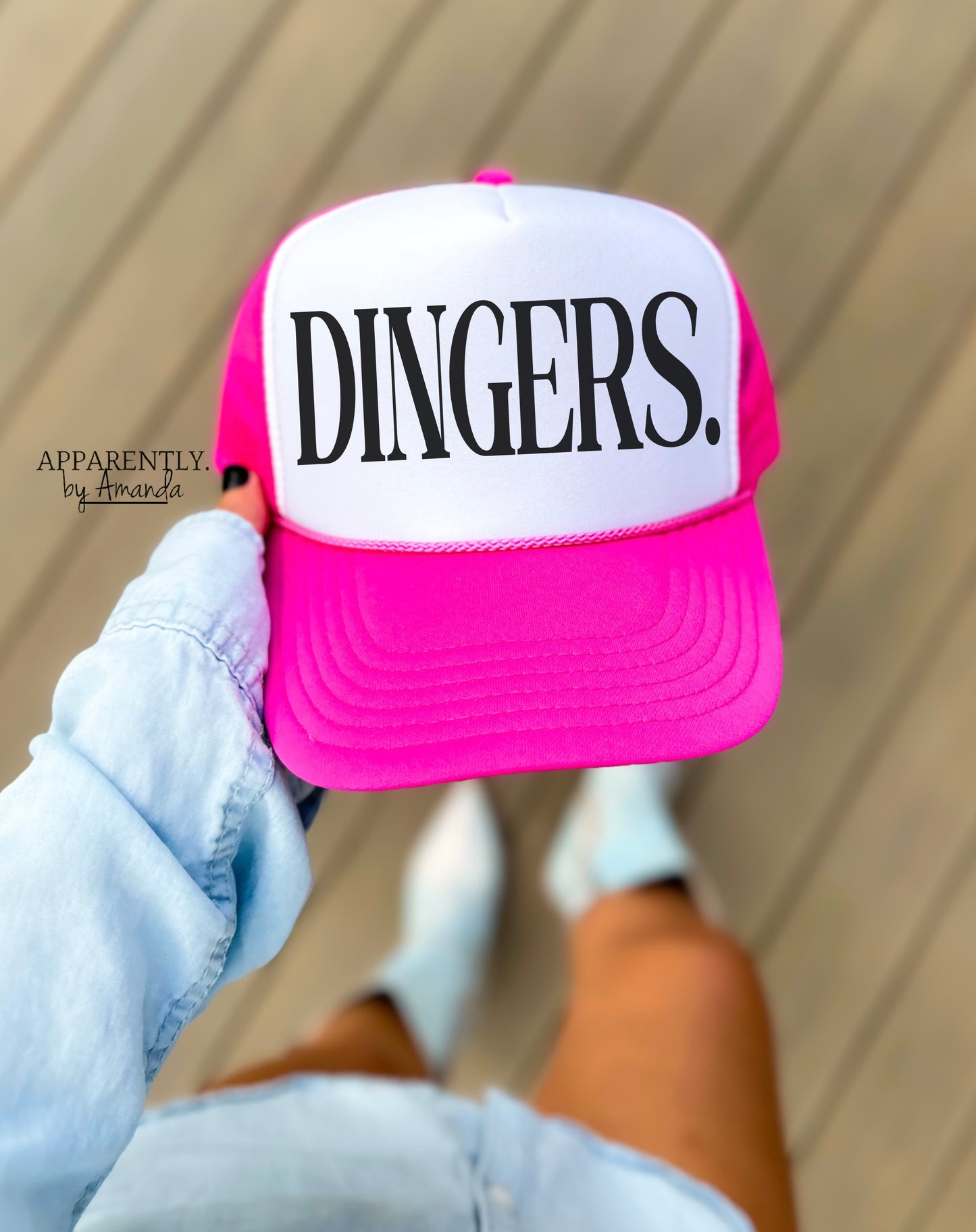 DINGERS Snapback Adjustable Trucker Hat | All Caps Edition