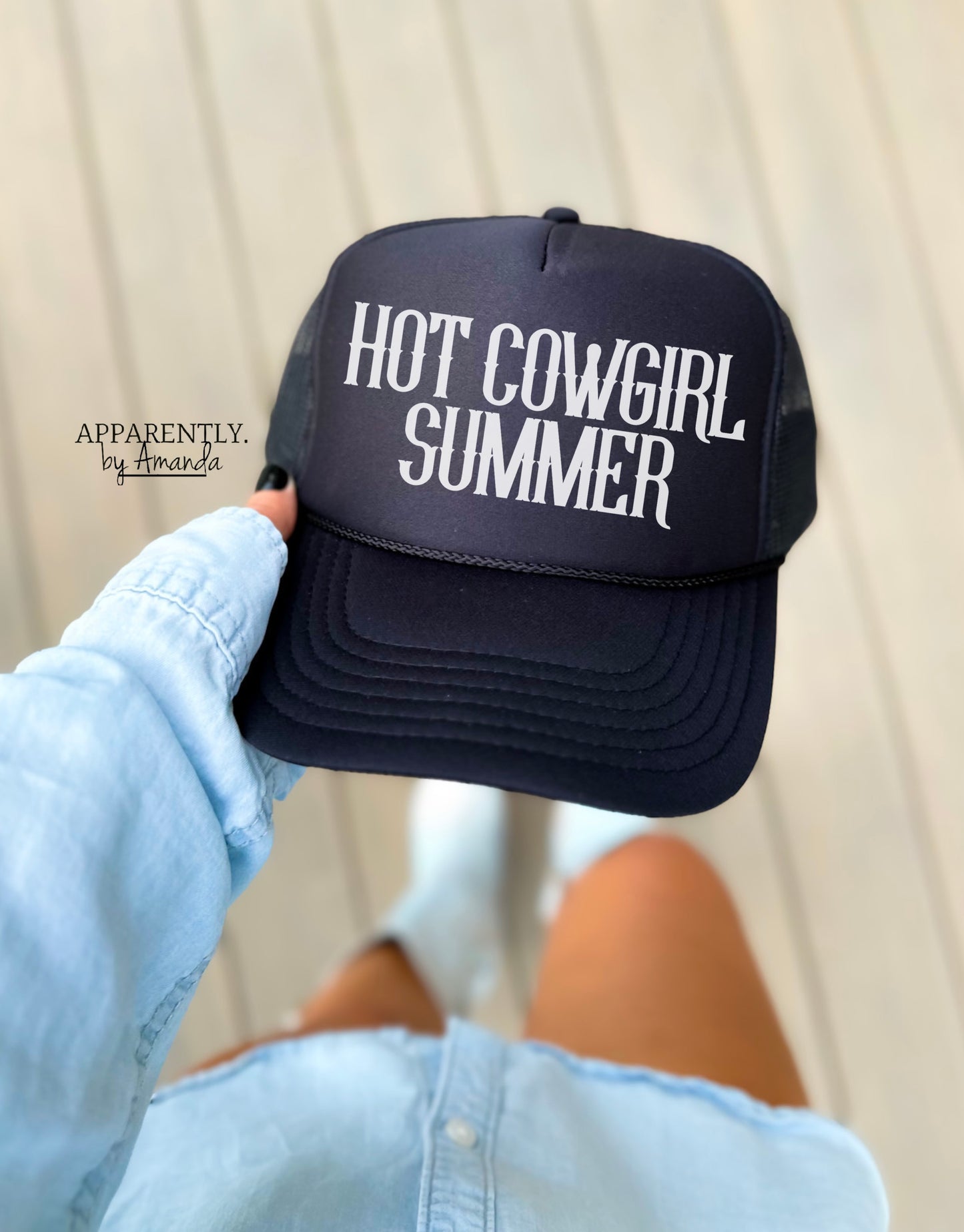 Hot Cowgirl Summer Snapback Adjustable Trucker Hat | Western Edition