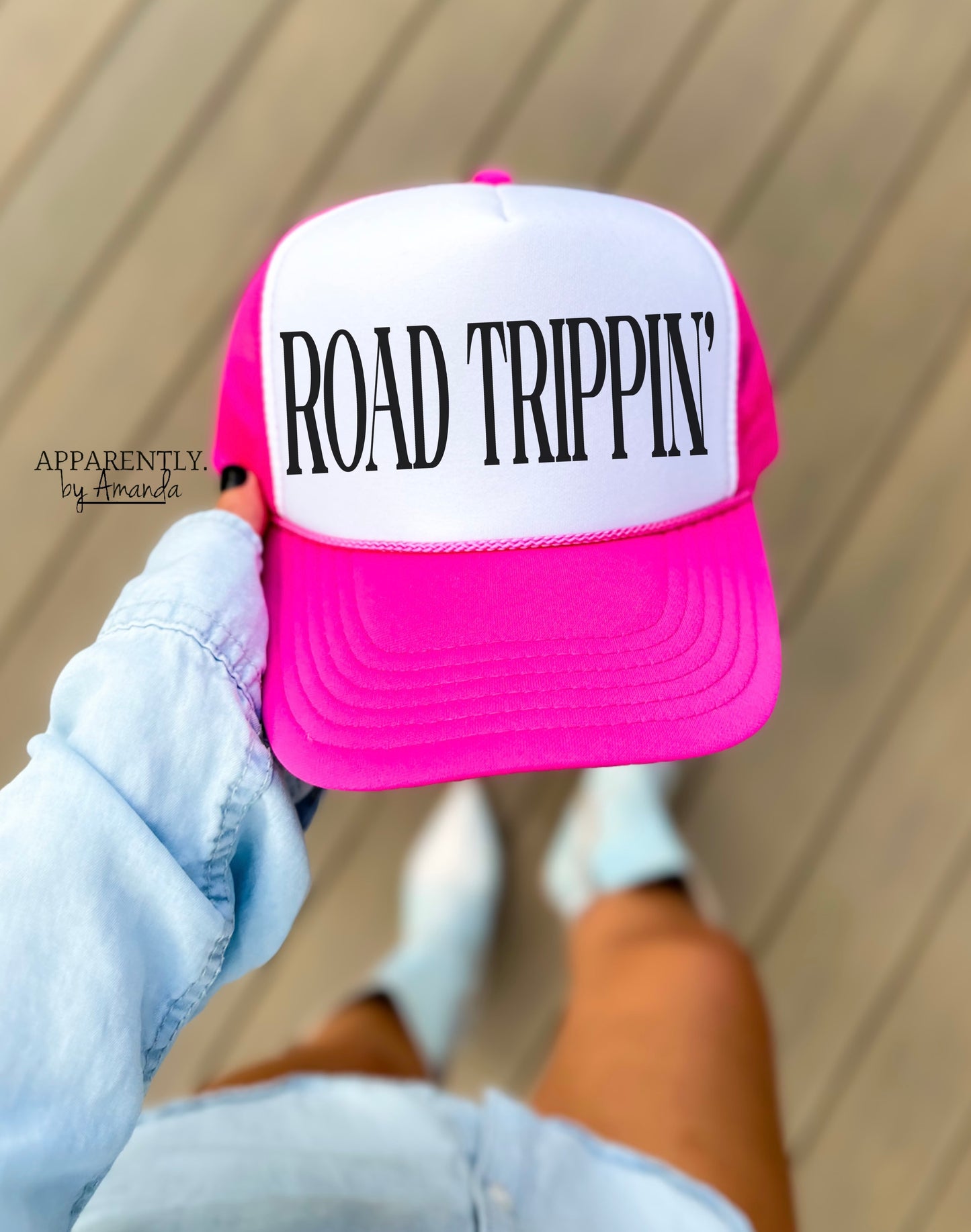 Road Trippin’ Snapback Adjustable Trucker Hat | All Caps Edition