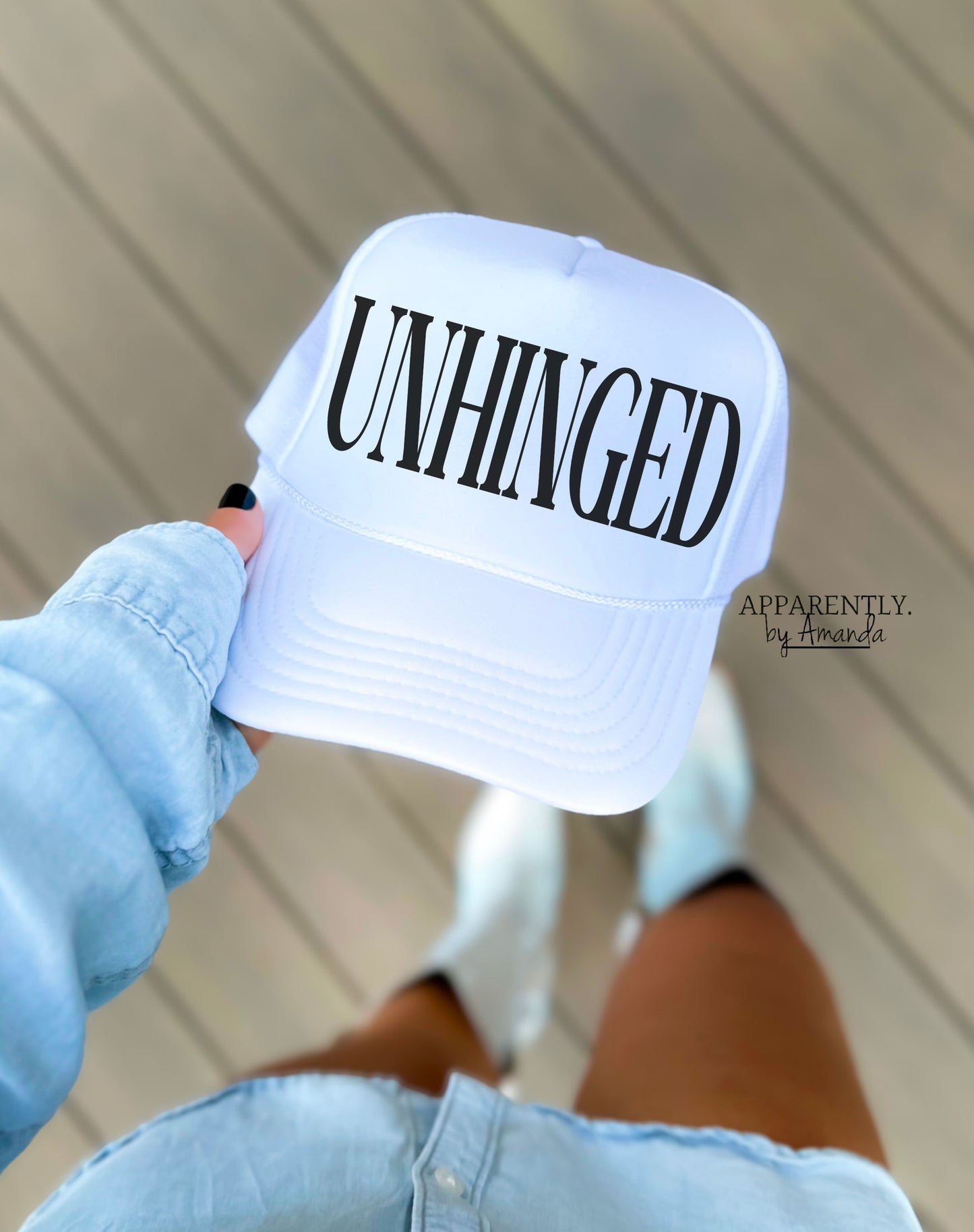 Unhinged Snapback Adjustable Trucker Hat | All Caps Edition