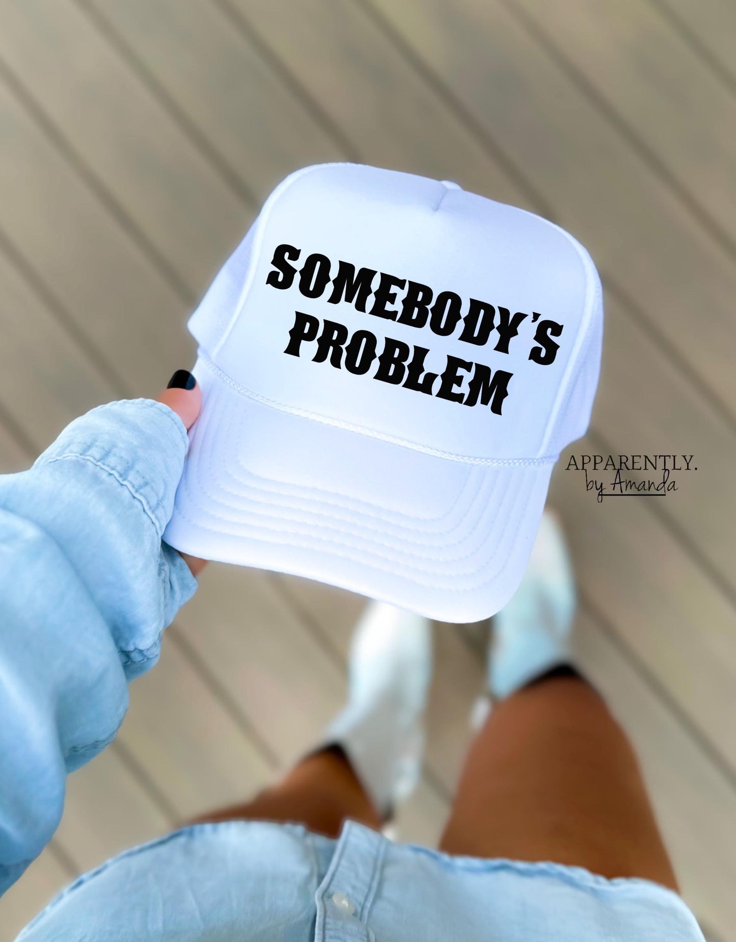 Somebody’s Problem SnapBack Adjustable Trucker Hat | Western Edition