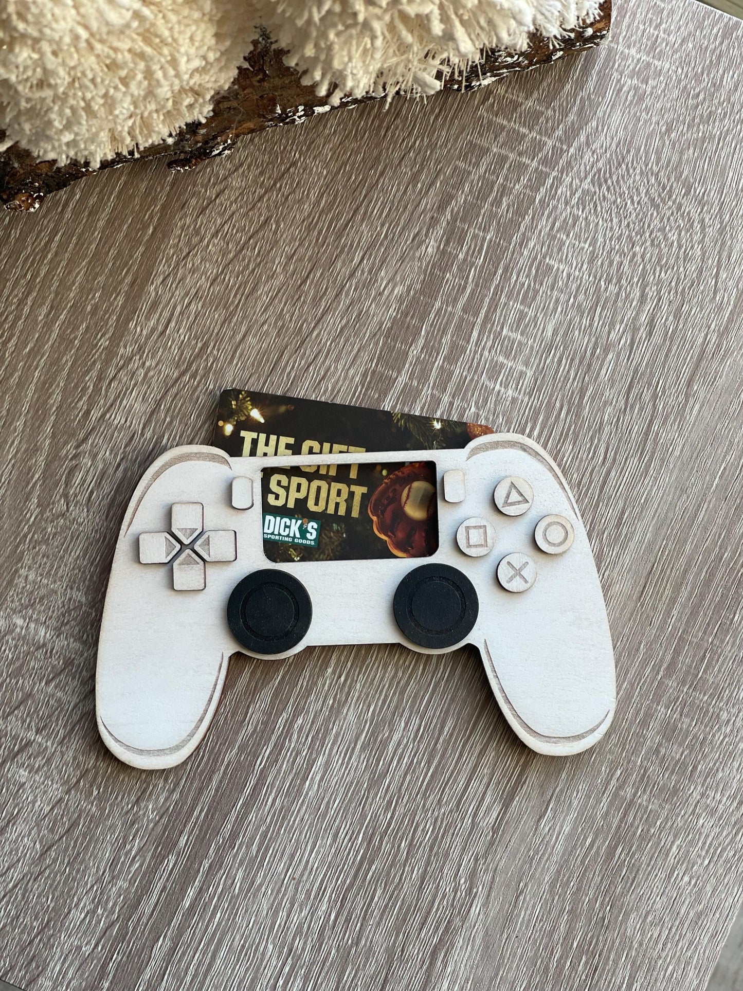 Gaming Controller Gift Card/VBuck Holder || Wood Game Controller Giftcard Holder