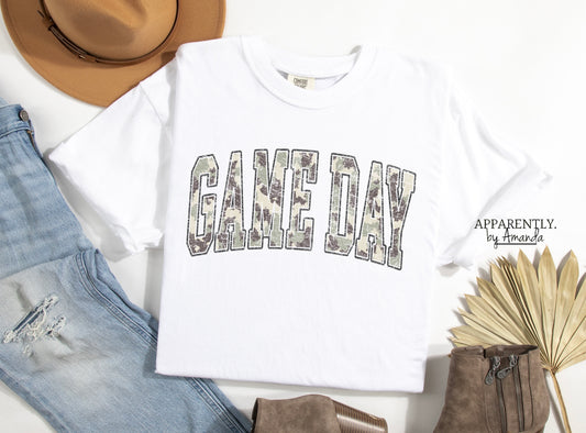 Game Day Camo Custom Tee | Comfort Colors