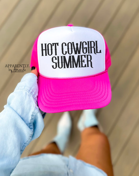 Hot Cowgirl Summer Snapback Adjustable Trucker Hat | Western Edition