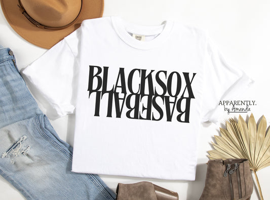 Blacksox Baseball Custom Tee | Comfort Colors