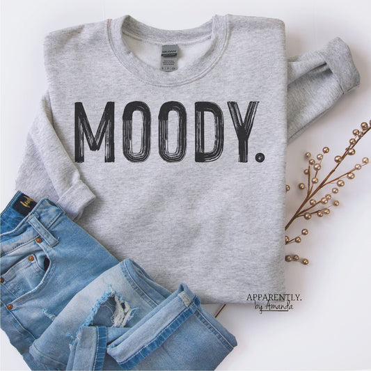 Moody. Digital File for Sublimation, Vinyl, Etc. PNG/JPEG