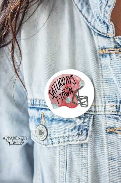 Alabama - Saturdays in T-Town Button/Pin
