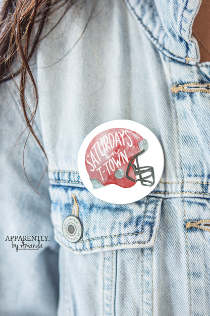 Alabama - Saturdays in T-Town Button/Pin