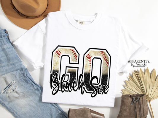 Go Black Sox Custom Tee | Comfort Colors