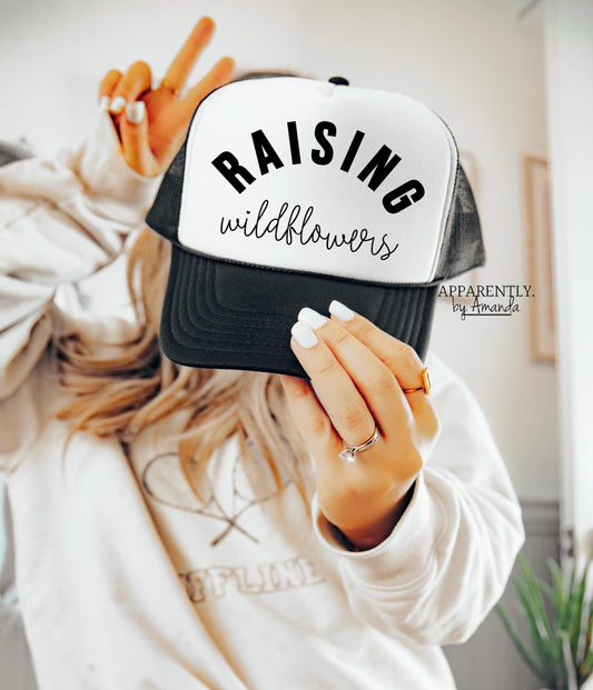 Raising Wildflowers SnapBack Adjustable Trucker Hat | Duo Arch Edition