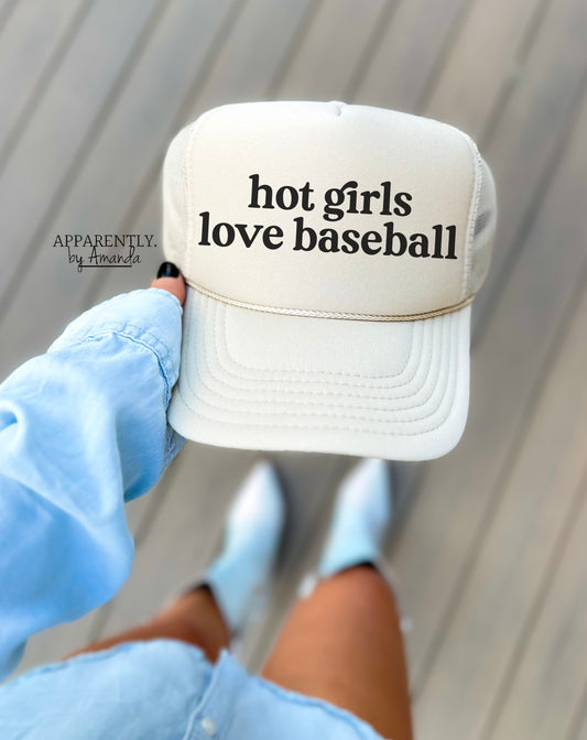 Hot Girls Love Baseball Snapback Adjustable Trucker Hat | lowered edition