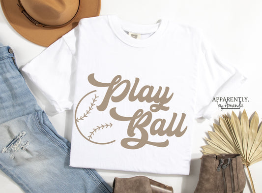 Play Ball Custom Tee | Comfort Colors