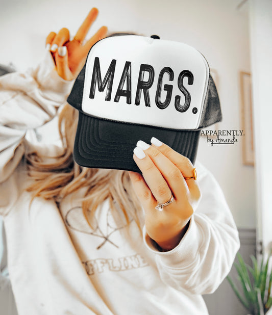 MARGS. Snapback Adjustable Trucker Hat | OG Bold Edition