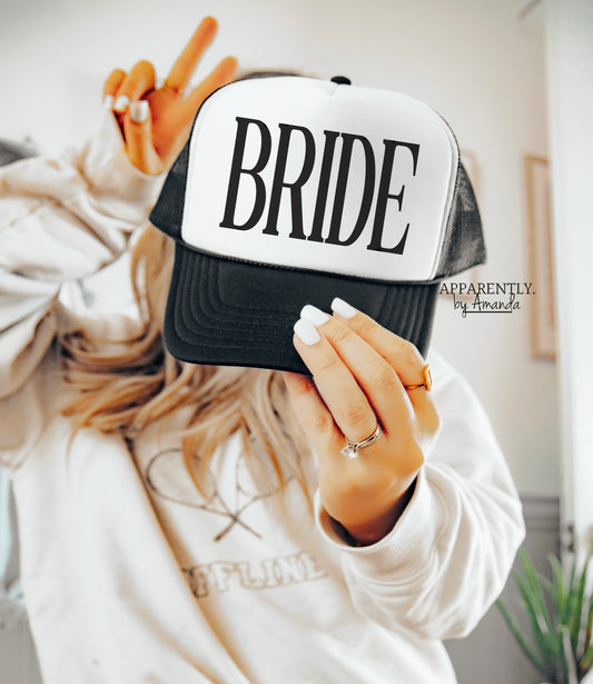 Bride Snapback Adjustable Trucker Hat | All Caps Edition
