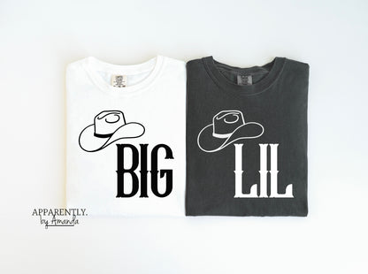 Big + Little Sorority Family Tees | Cowboy Hat Theme | Comfort Colors