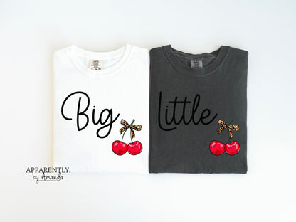 Big + Little Sorority Family Tees | Cherry Crush Theme | Comfort Colors