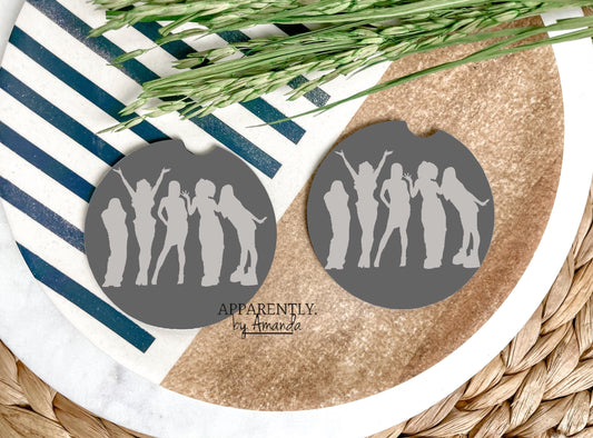 Spice Girls Boho Style - Car Coaster Set of 2