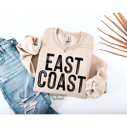 East Coast Digital File for Sublimation, DTF, Vinyl, Etc. PNG/JPEG