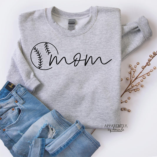 Baseball Mom Digital File for Sublimation, DTF, Vinyl, Etc. PNG/JPEG