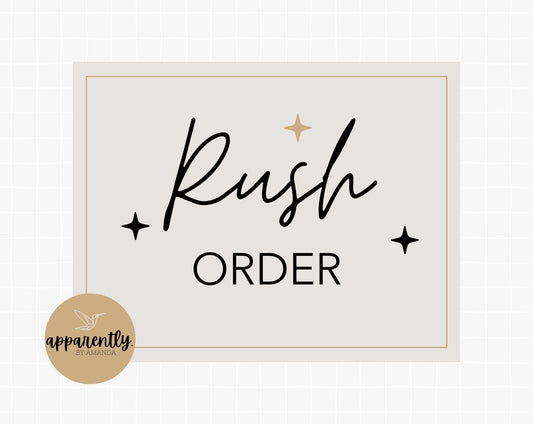 Rush My Order