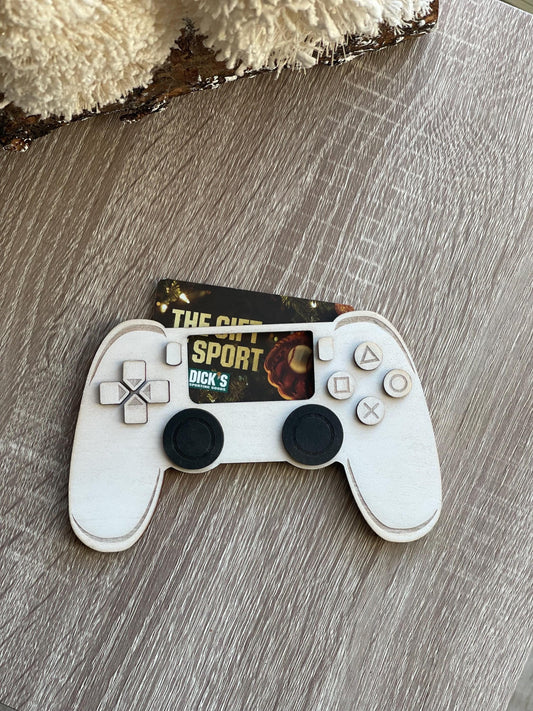 Gaming Controller Gift Card/VBuck Holder || Wood Game Controller Giftcard Holder